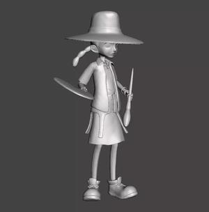 Marianne Miss Goldenweek 3D Model