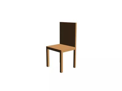 3d model computer table chair keyboard