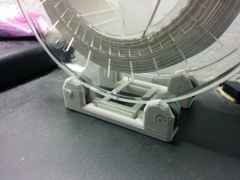 [Remix]Filament Spool Holder Roller Stand Designed for 608Z bearings