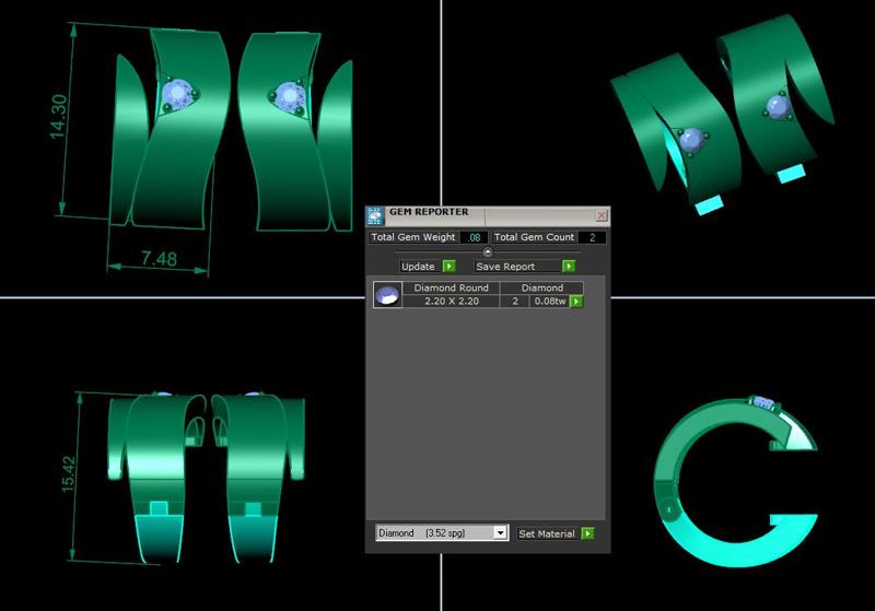 Earring Diamond Stuff E2