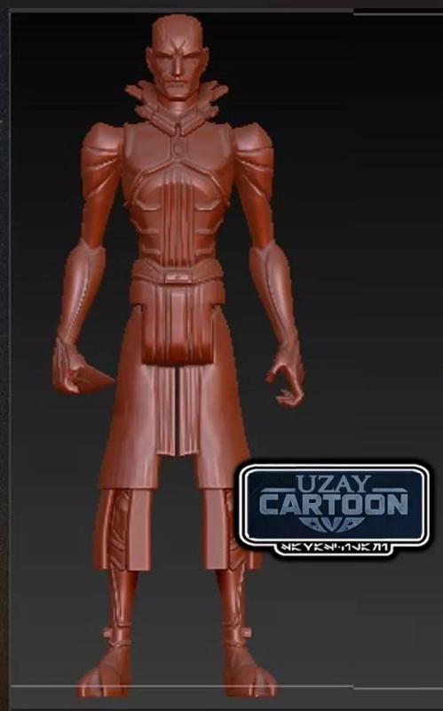 Star wars clone wars articulated Mortis son