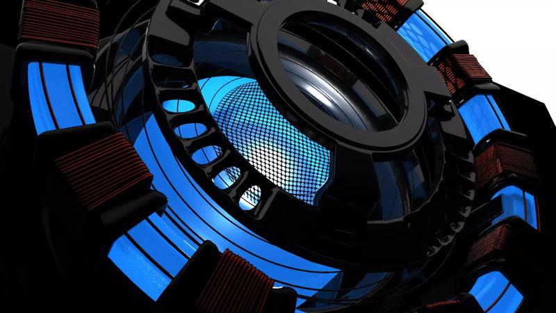 Tony Stark Heart IronMan Arc Reactor