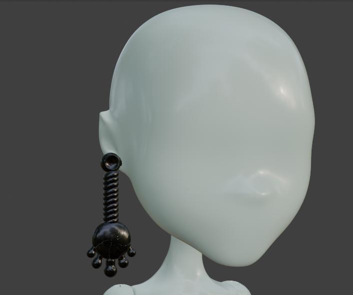 Frankie sweet screams  earring