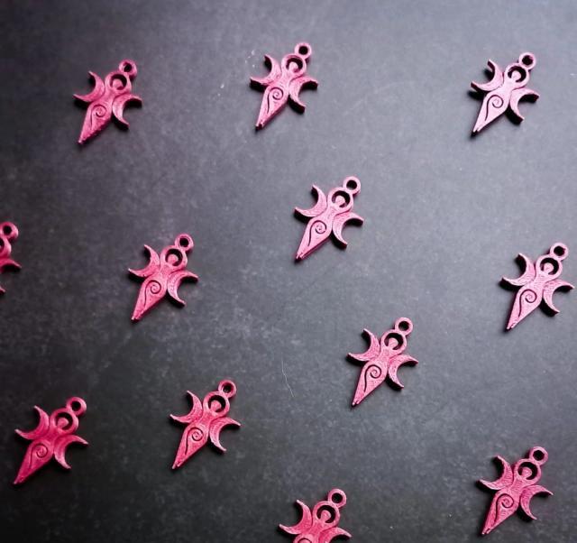 Triple Goddess Wicca keychain