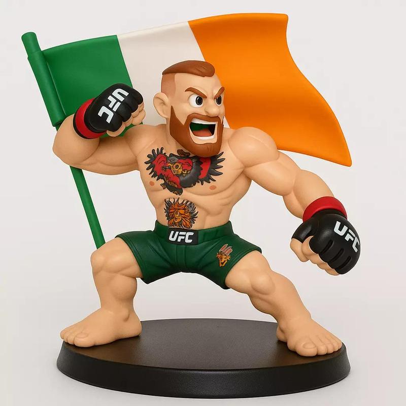 The Notorious Conor McGregor MMA UFC Celtic Irish Cartoon toy