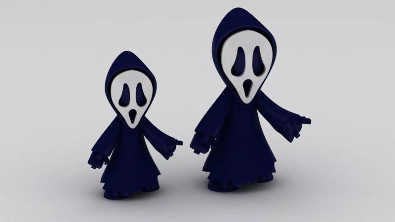 Halloween ghost toy 3D printable model