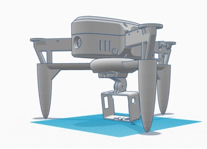 GoPro Mount to EMaglios Mini FPV Tricopter