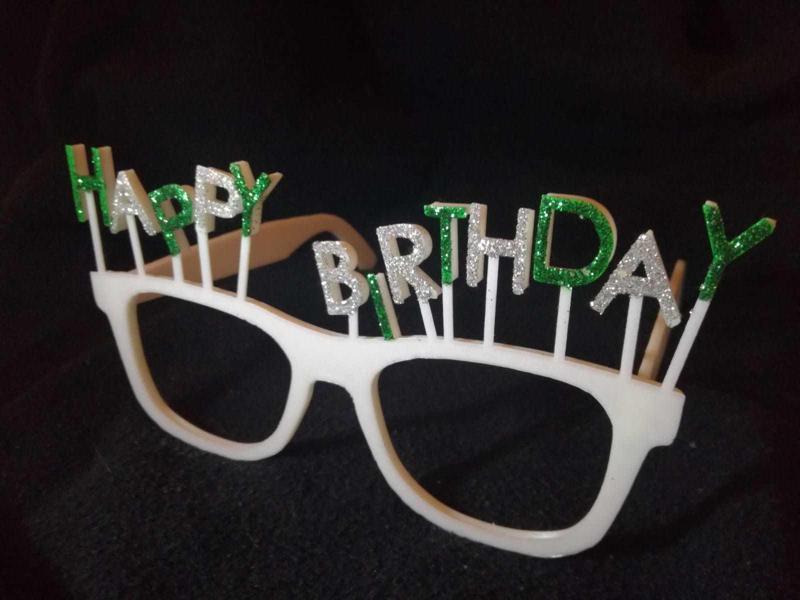Birthday glasses