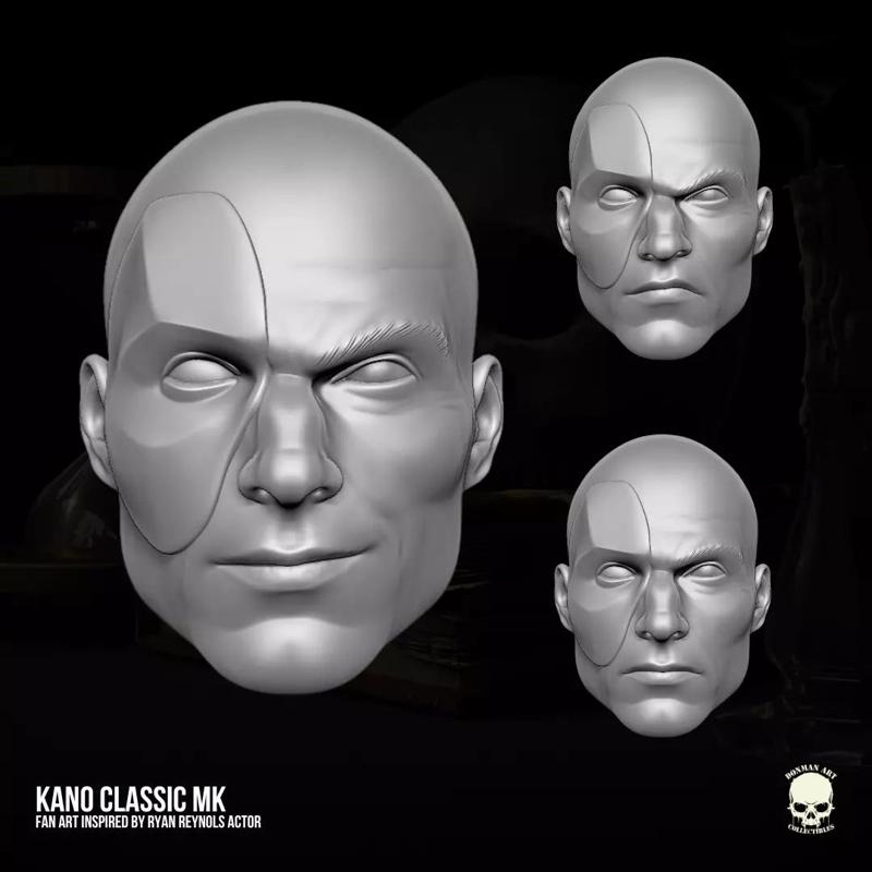 Kano Mortal Kombat Fan Art 3D printable files