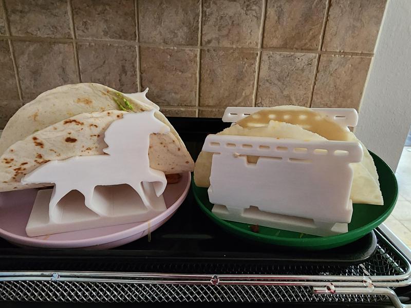 Unicorn and Firetruck Taco holder