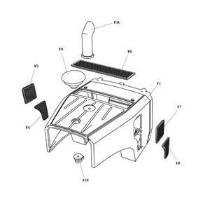 Enginer Cover Medium Wheel Loader Only