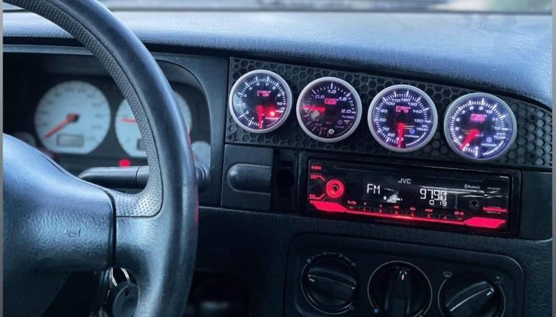 52mm gauge holder Golf III console ( 4 gauges)