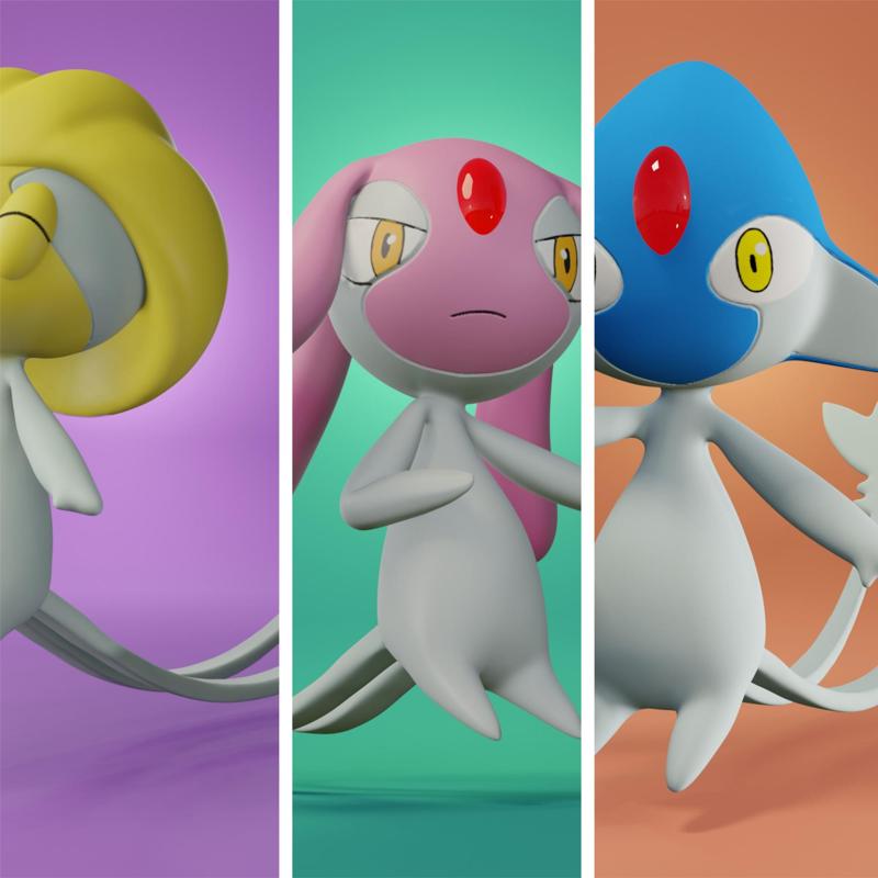 pokemon lake trio pack