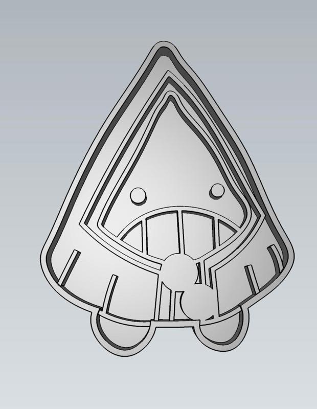 Amazing Pokemon Snorunt Cookie Cutter Stamp Cake Decorating