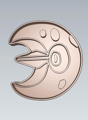 Amazing Pokemon Lunatone Cookie Cutter Stamp Cake Decorating