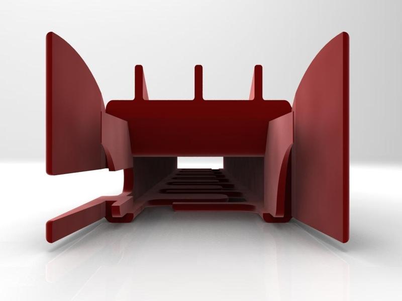 Chain holder lower column for stand V 1.2 