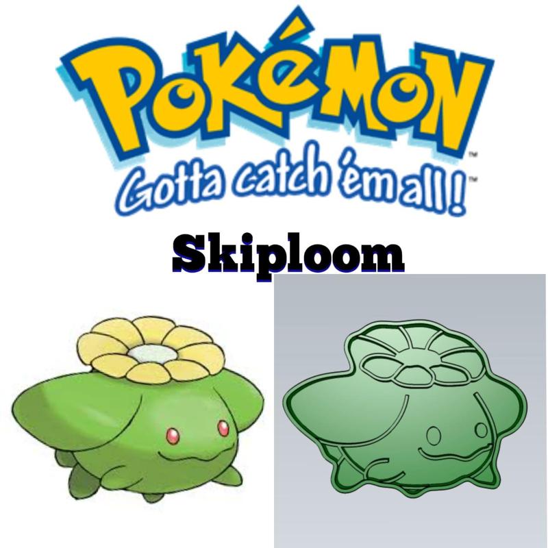 AMAZING POKEMON skiploom COOKIE CUTTER STAMP CAKE DECORATING