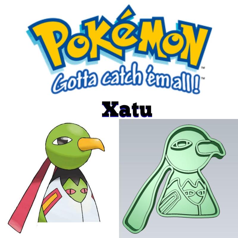 AMAZING POKEMON Xatu COOKIE CUTTER STAMP CAKE DECORATING