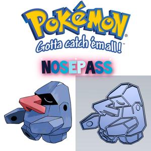 AMAZING POKEMON Nosepass COOKIE CUTTER STAMP CAKE DECORATING