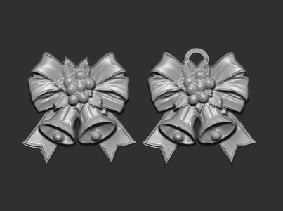christmas tree ribbon bow 12