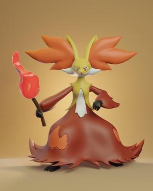 Pokemon - Delphox