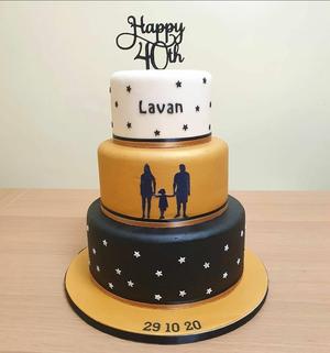 Happy 40th Birthday Topper