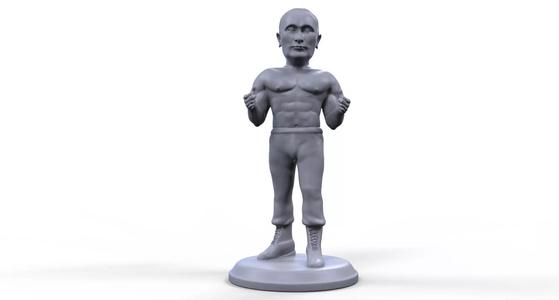 Vladimir Putin stylized high quality 3D printable miniature