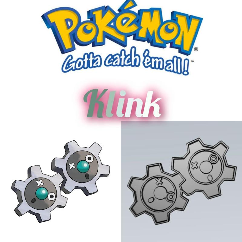 AMAZING POKEMON klink COOKIE CUTTER STAMP CAKE DECORATING