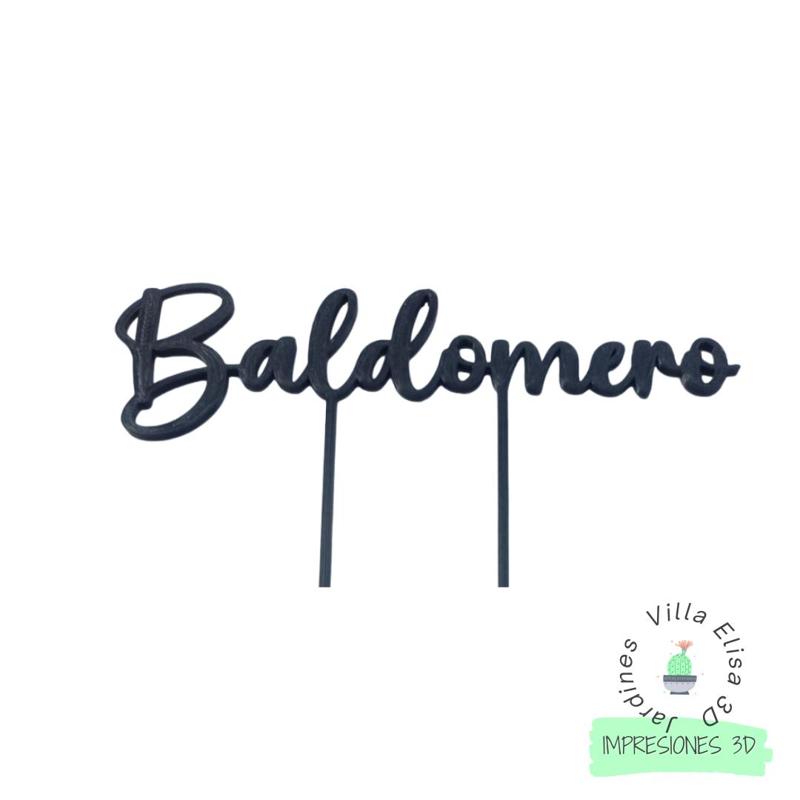 Baldomero Cake Topper