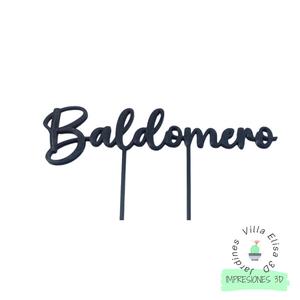 Baldomero Cake Topper