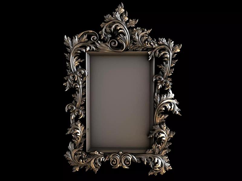 Frame barocco floral