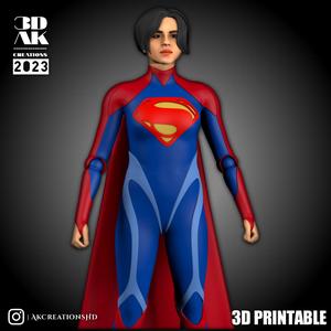 Supergirl (DC) - Articulated Action Figure STL