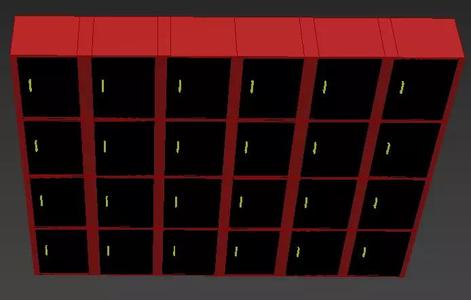 Drawer 3d Model With Cabinet