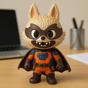 Labubu - Rocket DC Comics statue - 3D print