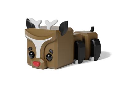 Cute, Flexi Reindeer