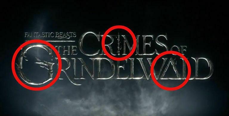 Deathly Hallows symbol  from Fantastic Beast 2 poster