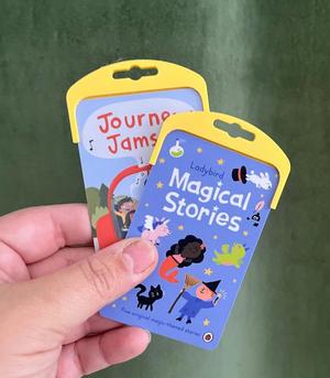 Vertical Yoto Card Holder, Keyring Holder Bundle, Reusable Tabs