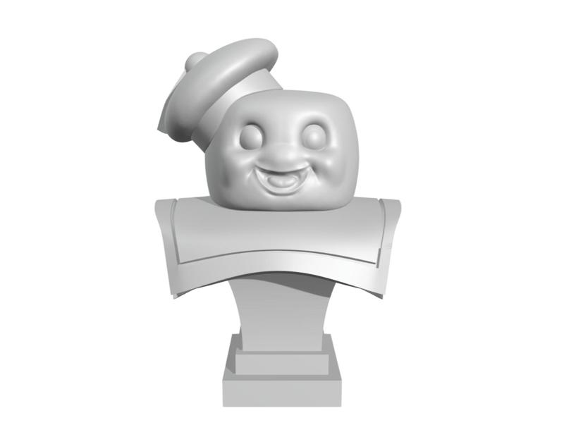“Marshmallow Man Stay puft (Head Pedestal)”