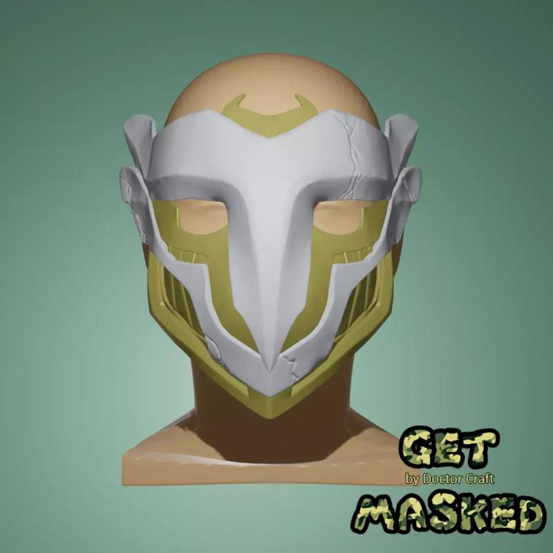 ARCANE EKKO FIRELIGHT LEADER MASK LEAGUE OF LEGENDS