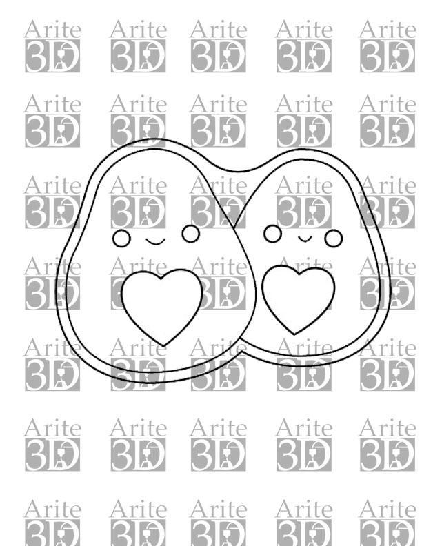 avocado cookie cutter