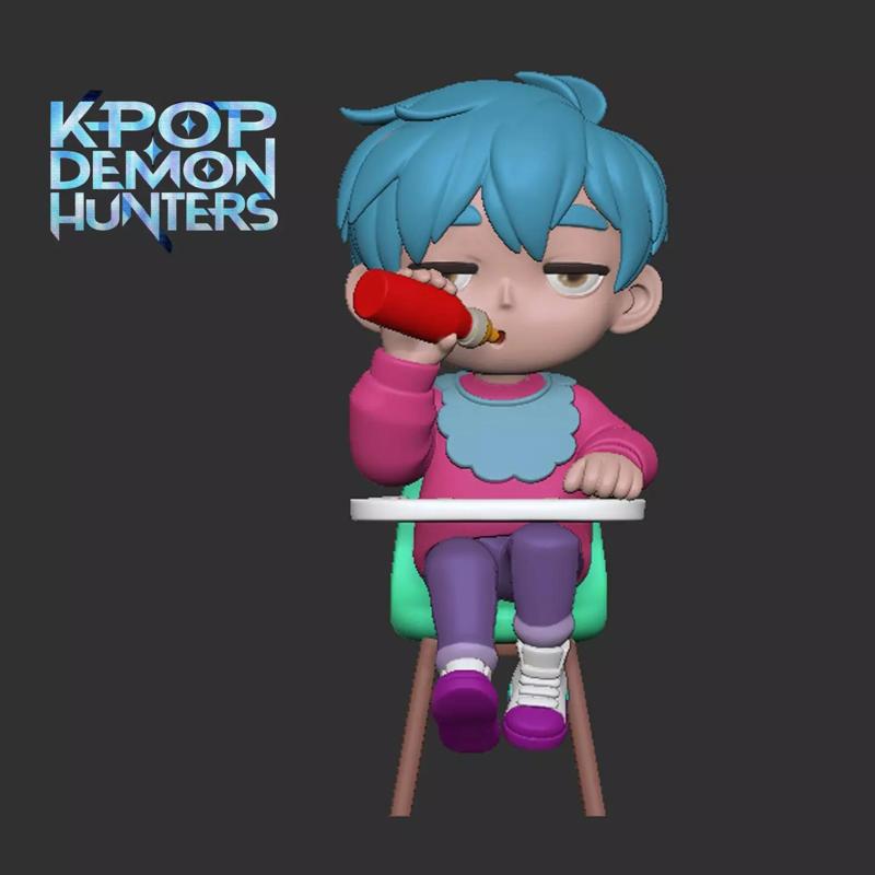 Saja Boys - Chibi spicy picante - baby - kpop demon hunter