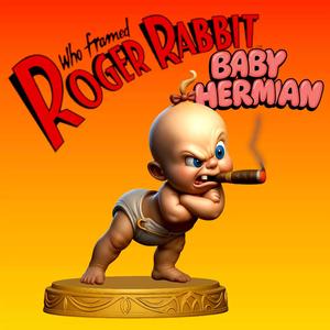 DISNEY BABY HERMAN WHO FRAMED ROGER RABBIT AND JESSICA RABBIT