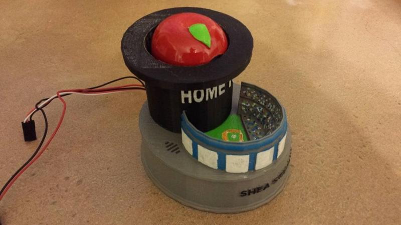 NY Mets Home Run Apple and Shea Stadium