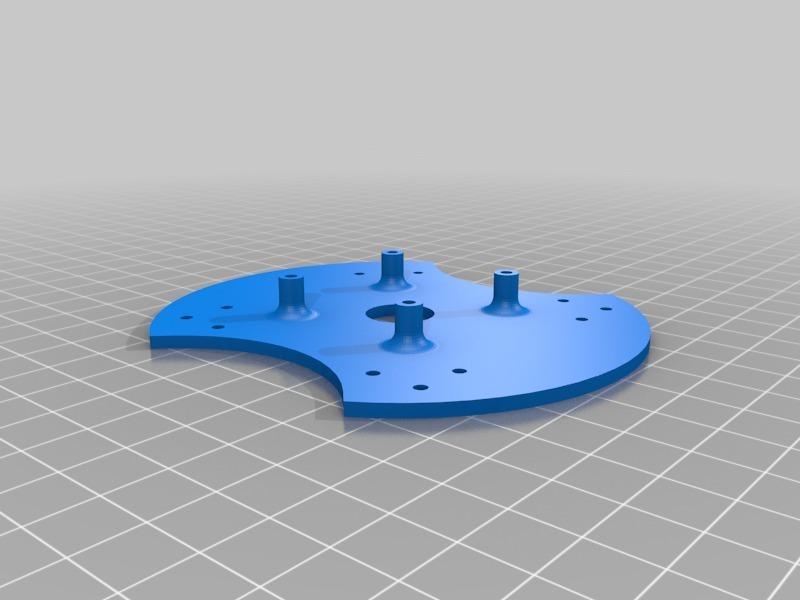 Comet new center plate without dampening
