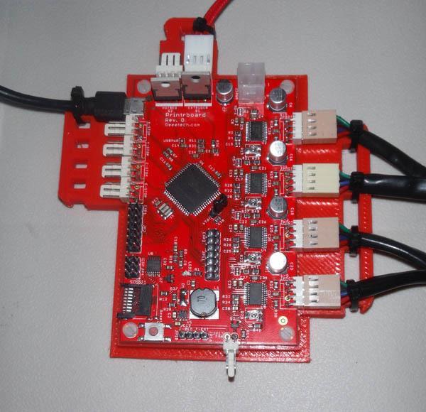 Mount For Geeetech Printrboard (Flat Connectors)