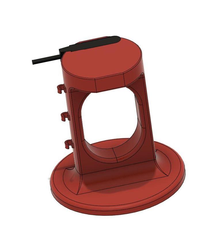 Connected watch charger holder