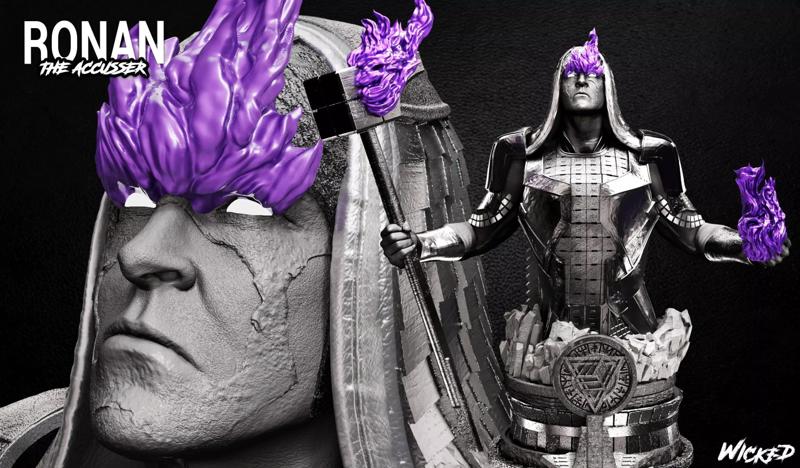 Wicked Marvel Ronan Bust Tested and ready for 3d printing