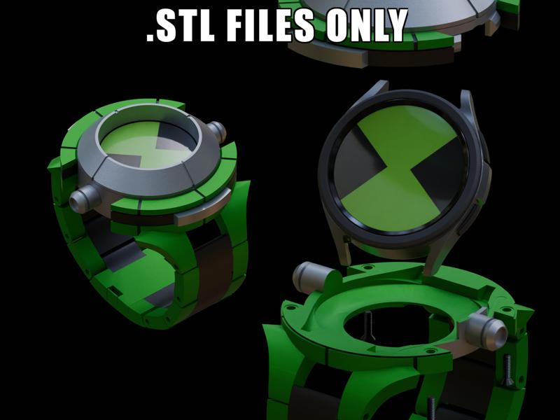 Ben 10 Alien Force Omnitrix Samsung Watch6/4 case 3D Printable File