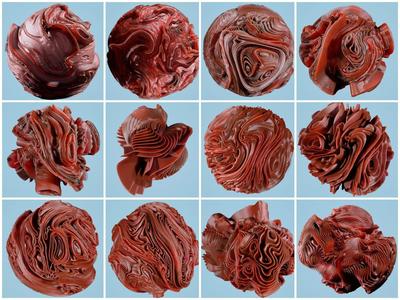 12 Folding Spheres