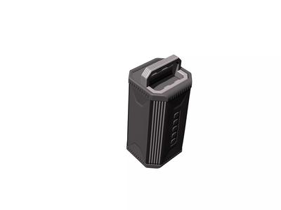 Black handlamp stereo